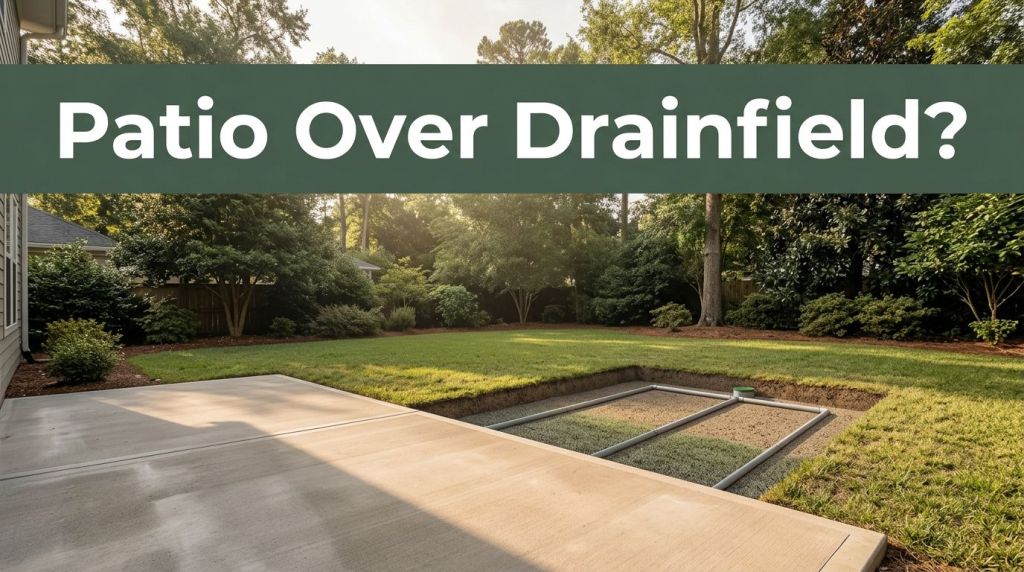 Can You Pour a Concrete Patio Over a Charleston Septic Drainfield?