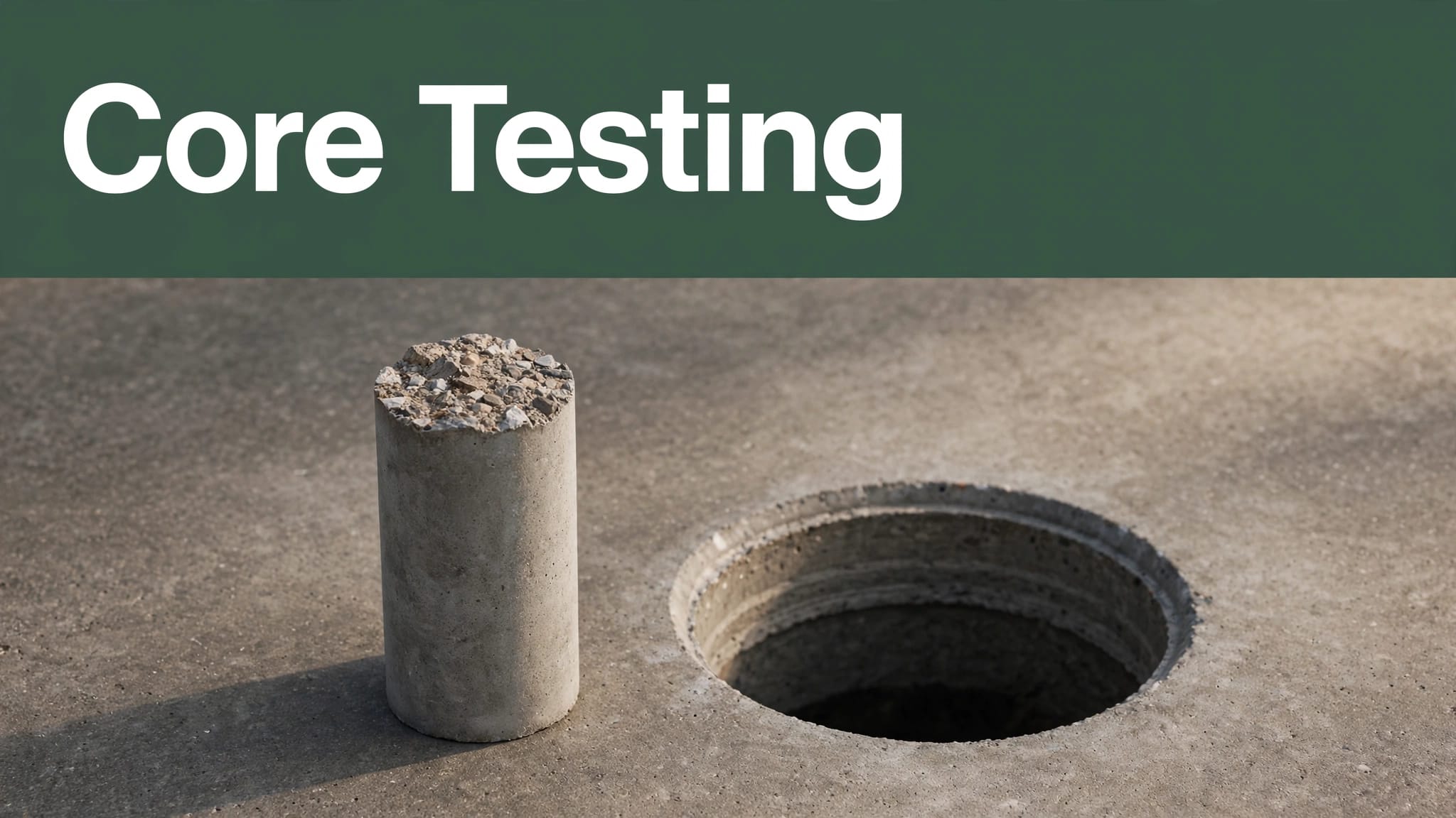 concrete core testing