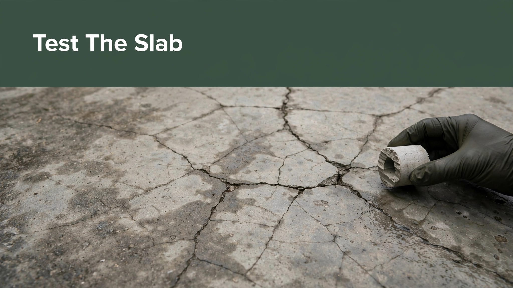 concrete map cracking